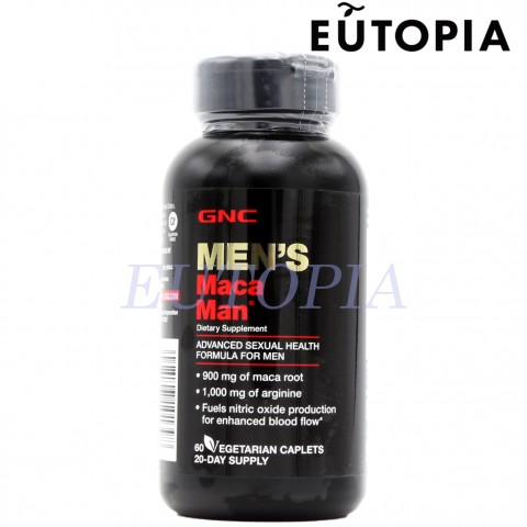 GNC 男性健康配方 精氨酸瑪卡精華片 60粒(048107101398) 